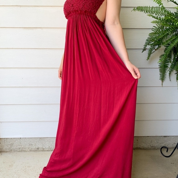 maroon maxi🏷NWT - Picture 2 of 5